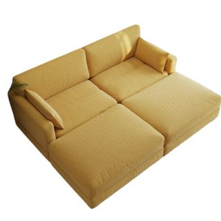 Bentura 88 Corduroy Sleeper Sofa