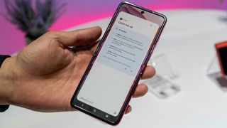 Moto AI features demonstrated on a phone