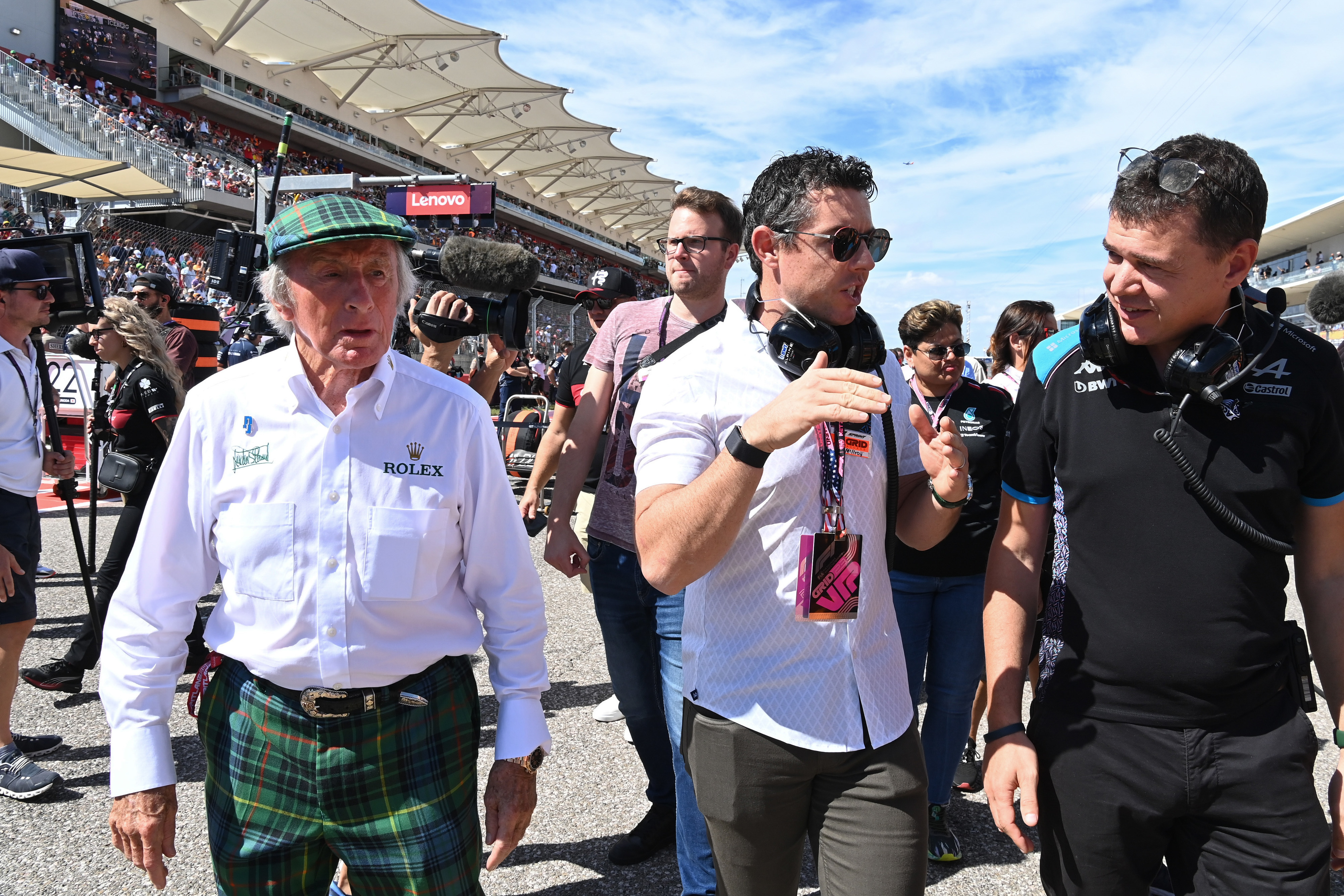 Rory McIlroy at the Formula 1