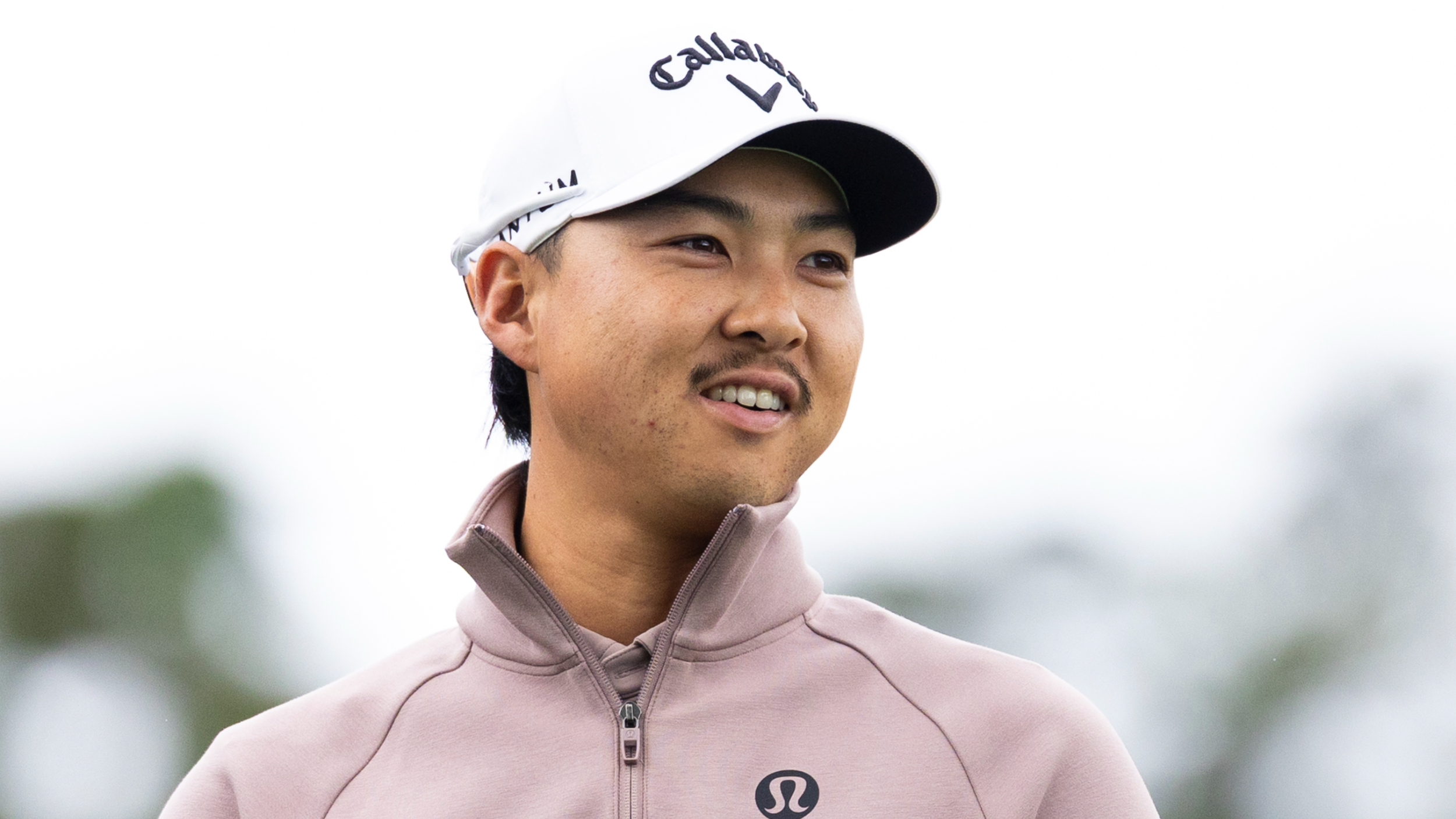 Min Woo Lee during the final round of the AT&amp;amp;T Pebble Beach Pro-Am