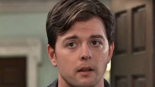 Chad Duell as Michael surprised in General Hospital