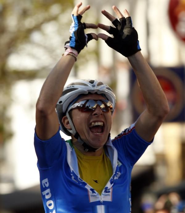 Giorgia Bronzini (Italy) couldn't hide her delight on winning.