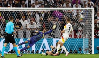 Germany Scotland Euro 2024 Niclas Fullkrug scores to make it 4-0 Germany during a 2024 UEFA European Football Championship Group A match between Germany and Scotland at the Munich Football Arena, on June 14, 2024, in Munich, Germany. (Photo by Craig Williamson/SNS Group via Getty Images)