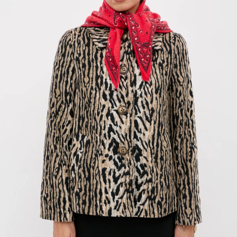 Rixo Tommie jacket on model