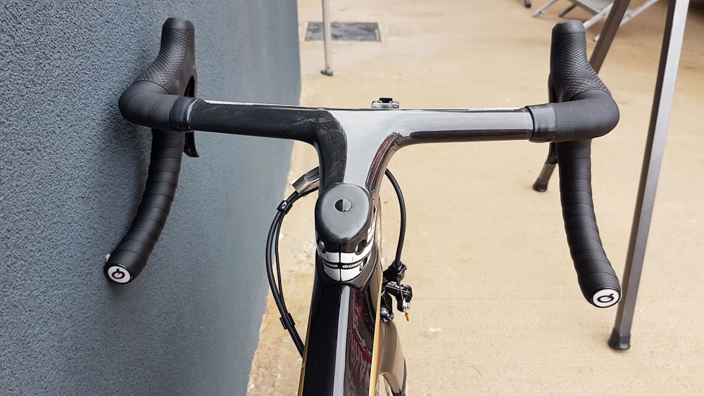 Colbrelli's view of his cockpit