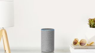 A photo of the Amazon Echo speaker