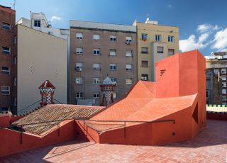 Coloured roof of Casa Vicens.