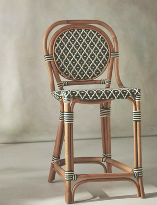 rattan counter stool