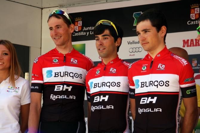 Three Burgos BH riders: Juanjo Oroz, Pablo Torres and Igor Merino