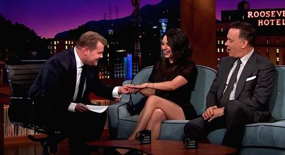 Mila Kunis, Tom Hanks, and James Corden talk love and marriage