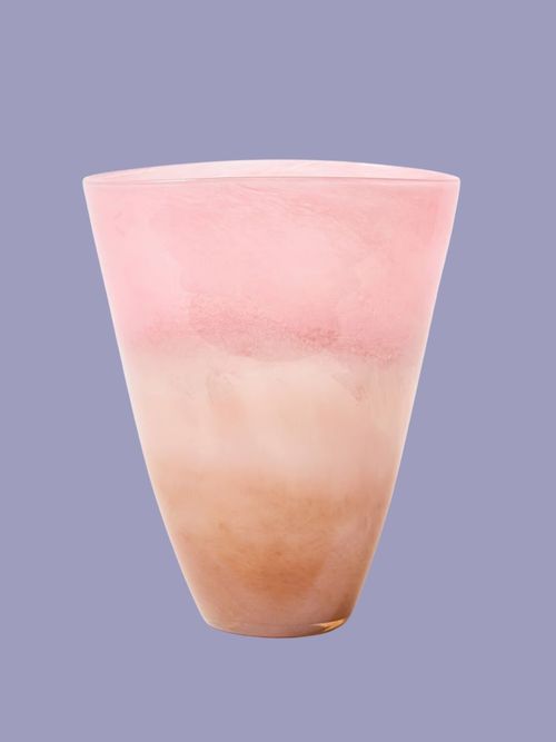 Solana Tonal Pink Glass Vase