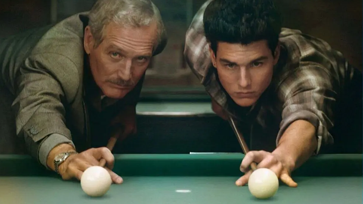 Paul Newman and Tom Cruise in The Color of Money
