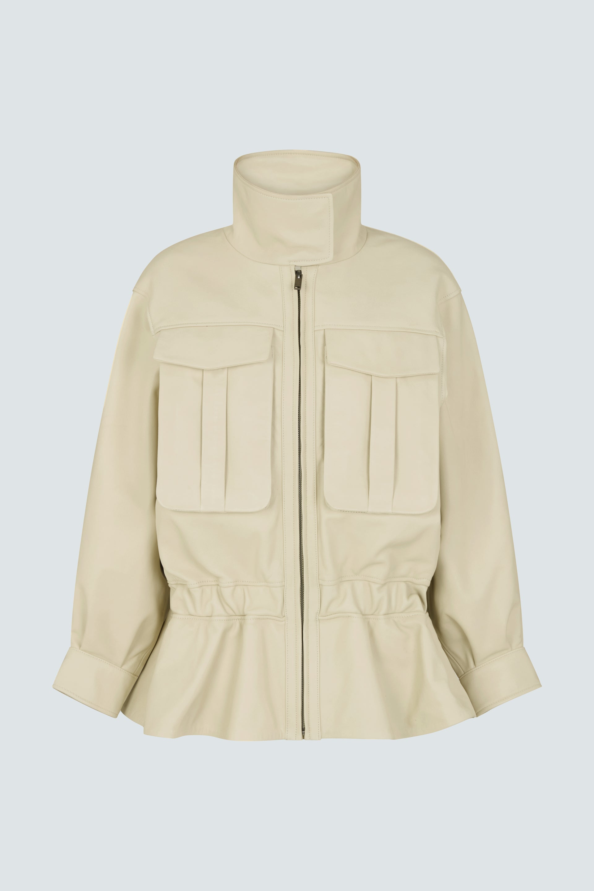 Hope Leather Jacket - Xxs / Butter Cream