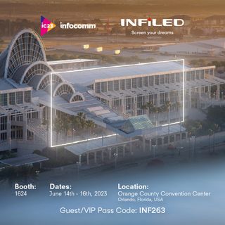INFiLED "Screen Your Dreams" Campaign at InfoComm.