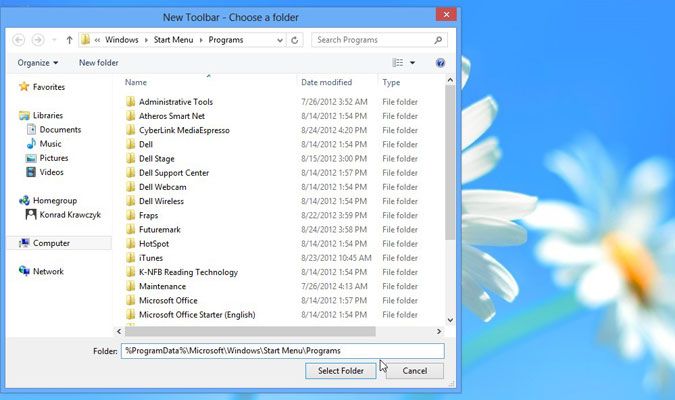 How to Add an All Programs Button to the Windows 8 Taskbar | Laptop Mag