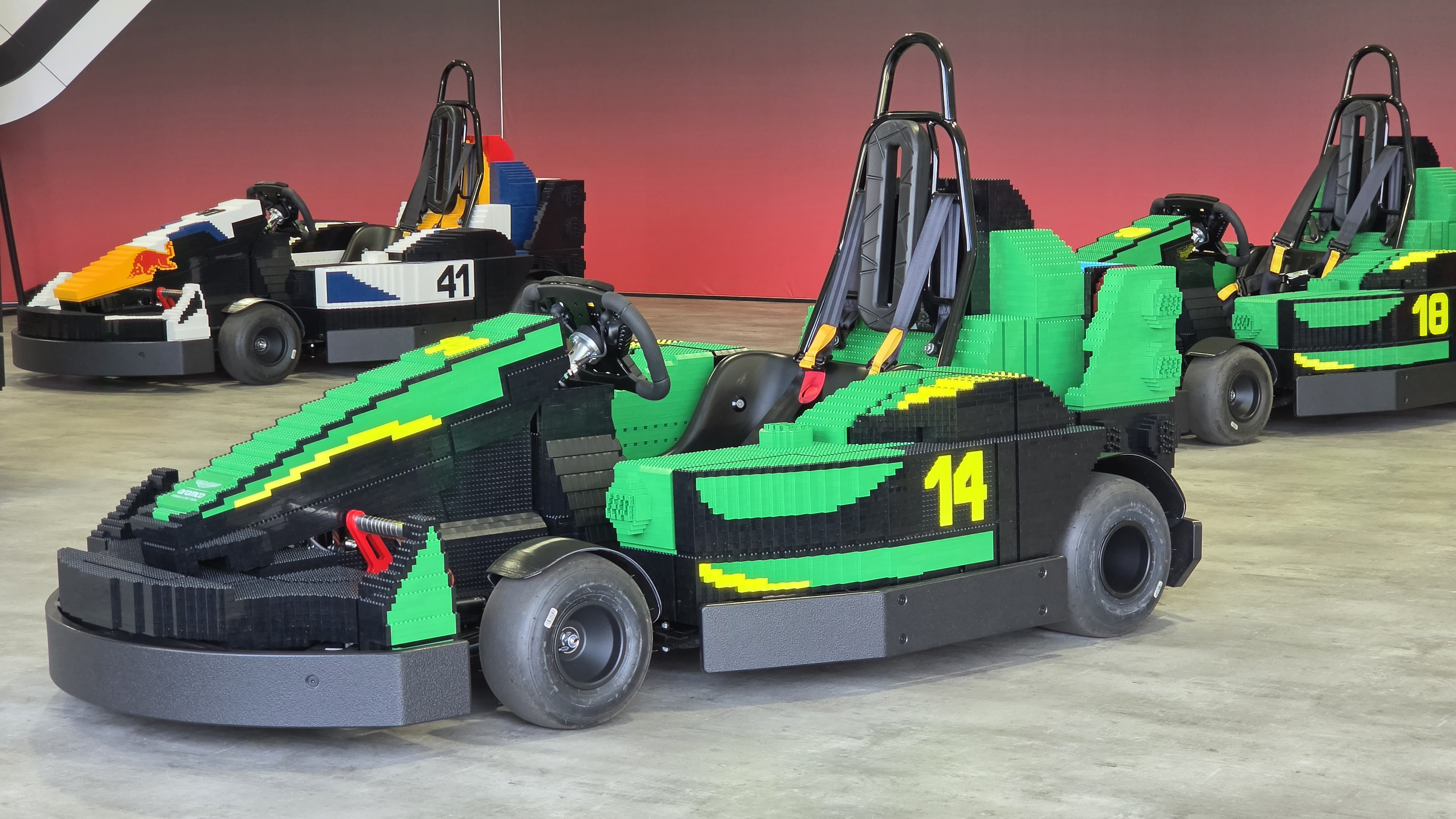 LEGO go karts at Silverstone F1