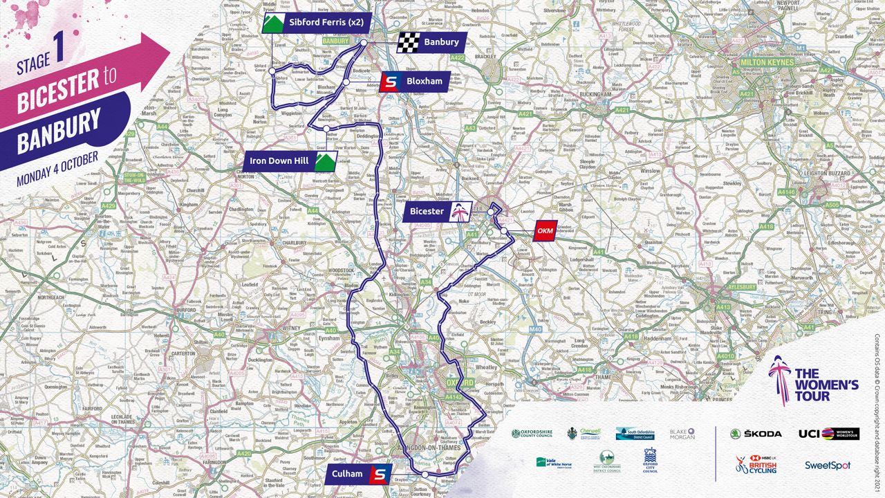 The Women's Tour / SweetSpot - Stage 1 Map
