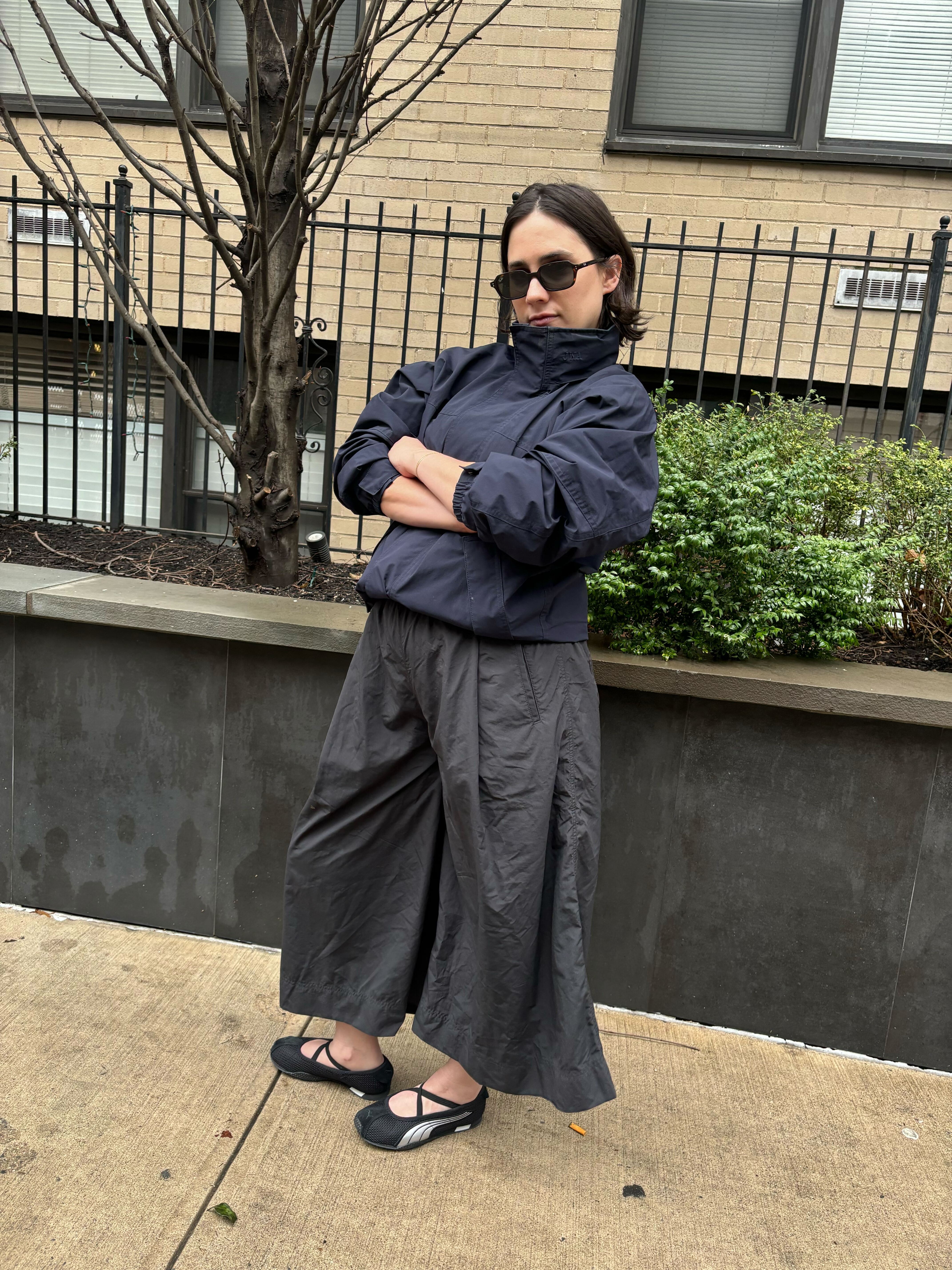 Julia Marzovilla tests styles the Uniqlo and JW Anderson Windproof Stand Blouson