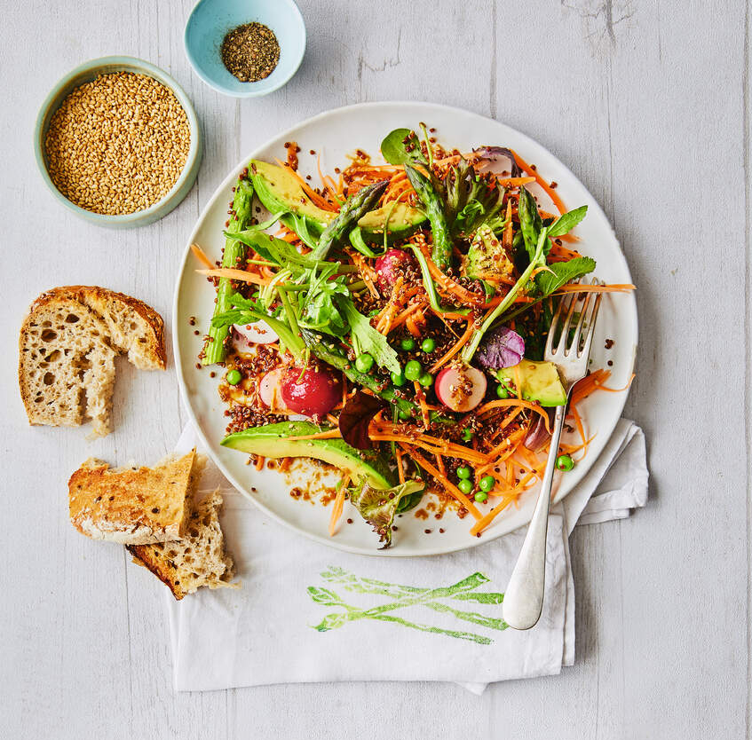 Japanese-style garden salad