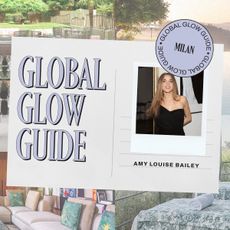 global glow guide to milan by amy louise bailey with spas in the background