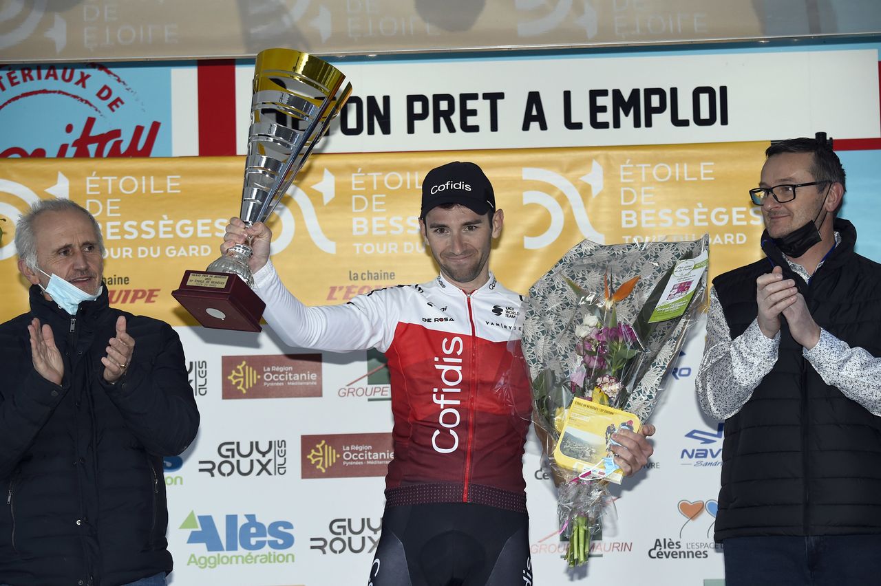 Etoile de Besseges - Tour du Gard 2022 - 52nd Edition - 3rd stage Besseges - Besseges 155 km - 04/02/2022 - Benjamin Thomas (FRA - Cofidis) - photo Tommaso Pelagalli/SprintCyclingAgency&Acirc;&copy;2022