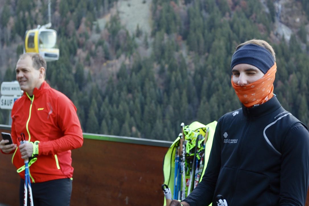 The Alps certainly aren't warm in November