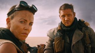 Charlize Theron and Tom Hardy in Mad Max: Fury Road