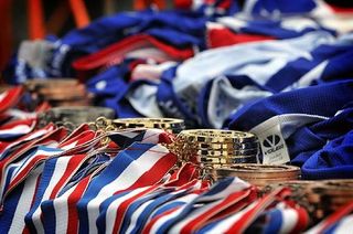 Medals and jerseys await the new champions.