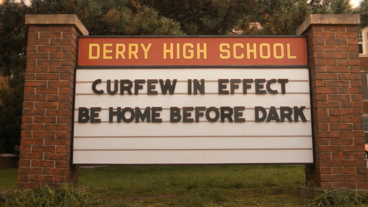 Derry curfew in Welcome to Derry
