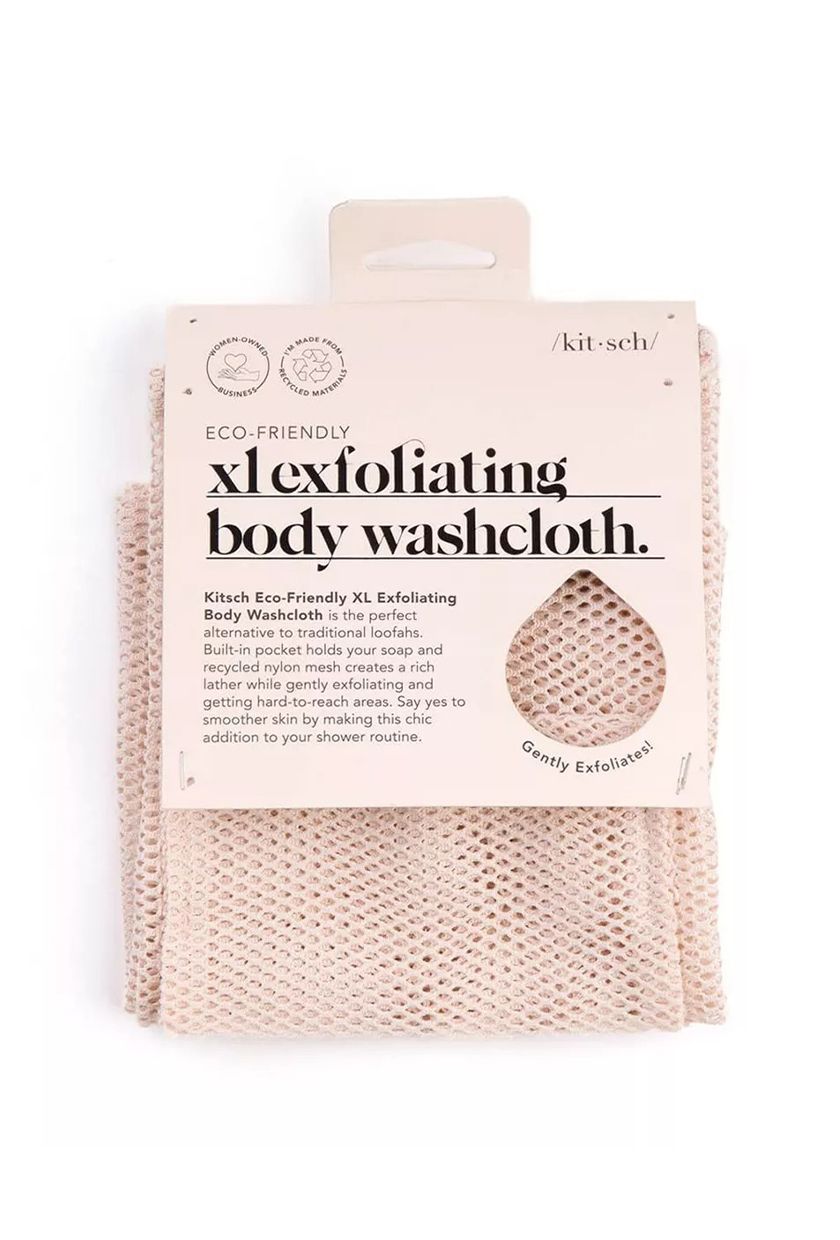 Kitschy exfoliating body wash cloth