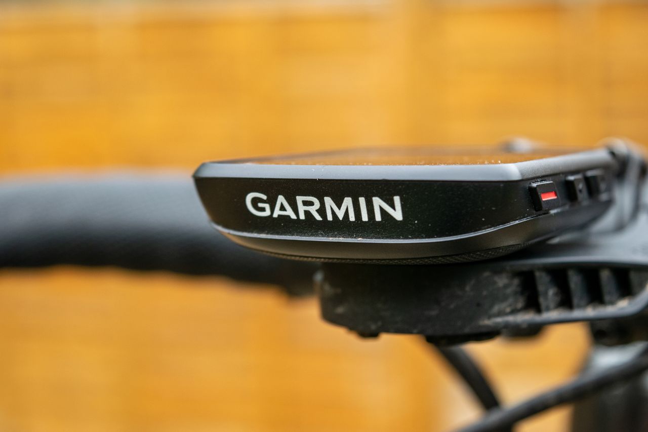 A Garmin Edge 840 computer
