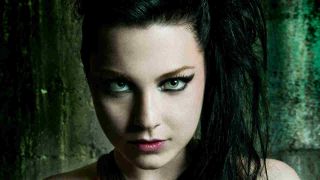 Amy Lee posing for a photograph in 2012