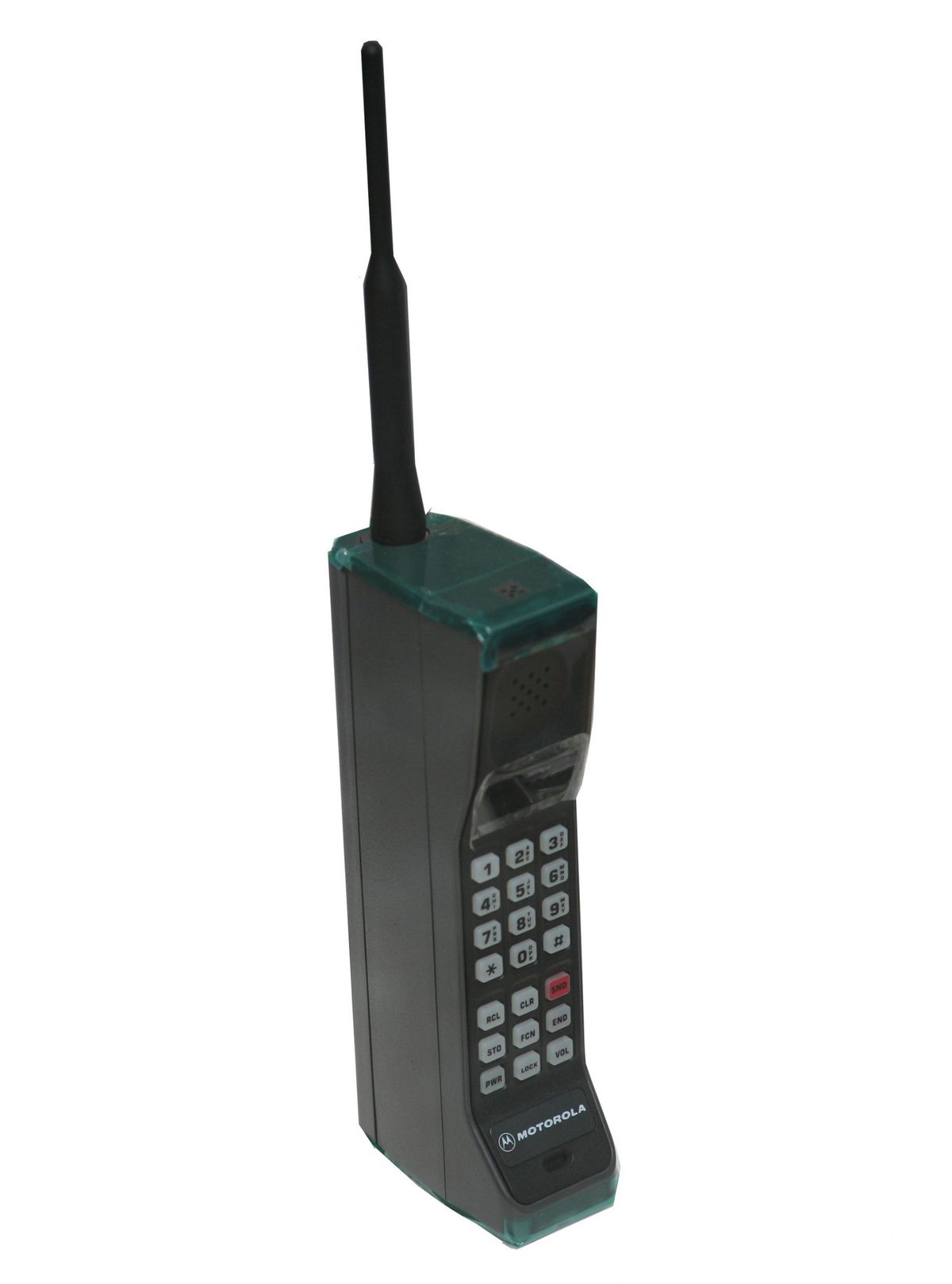 Vintage Phone with Handset and Answering Machine on Green Velvet