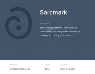 sarcmark: forgotten punctuation