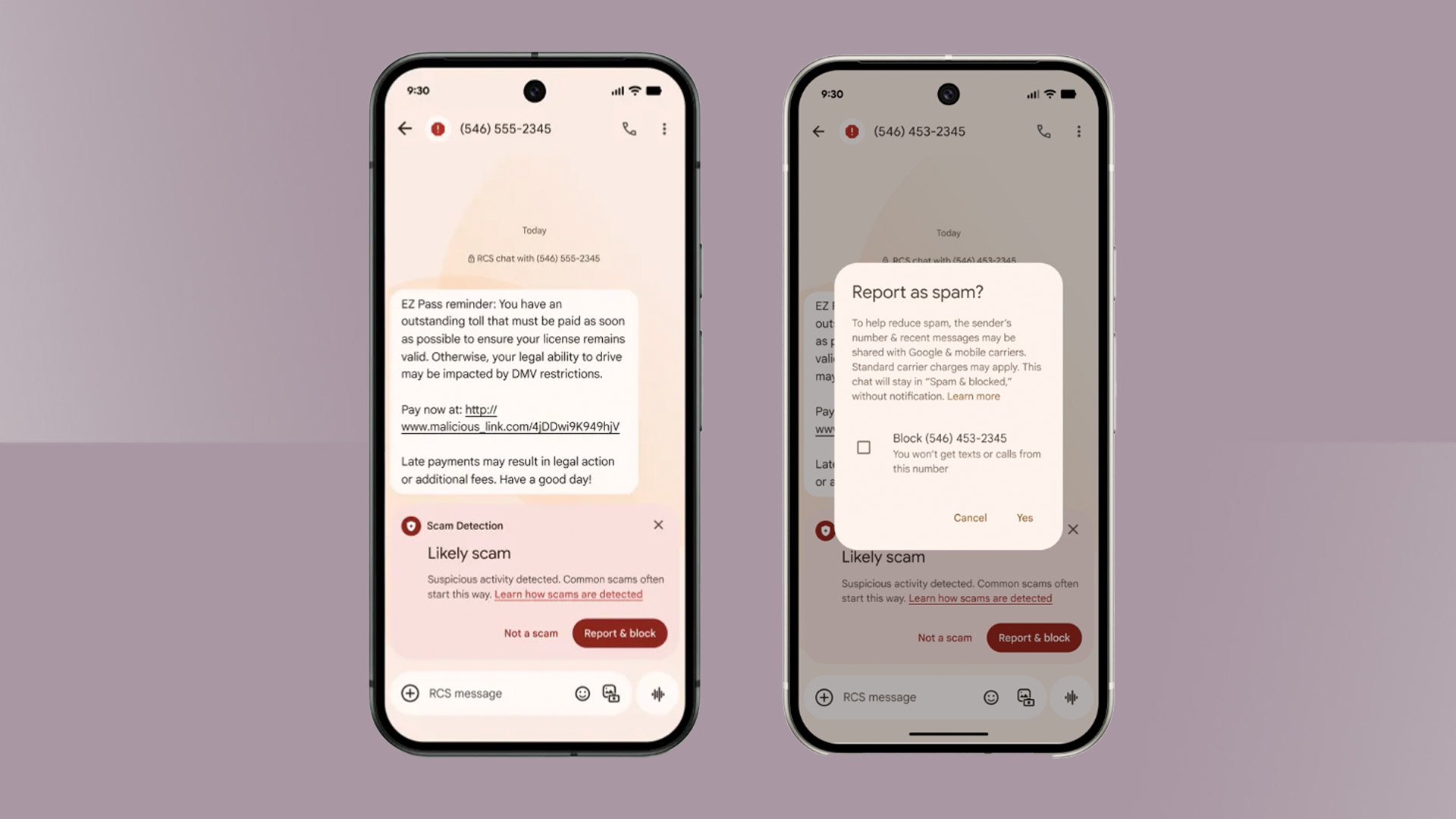 Gemini Spam Feature