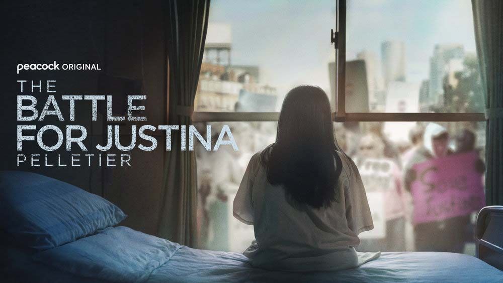 Key art for Peacock&#039;s docuseries &#039;The Battle for Justina Pelletier&#039;