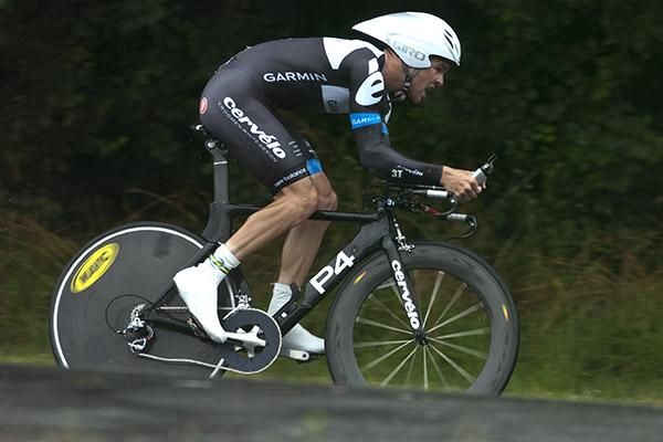Jack Bobridge (Garmin Cervelo) from South Australia heads towards another medal in the championships. Bobridge won the gold medal in the road race on Sunday.