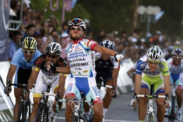 Roberto Ferrari (Androni Giocattoli) wins stage one in the Tour de San Luis