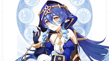 New Genshin Impact character Layla stares at the screen