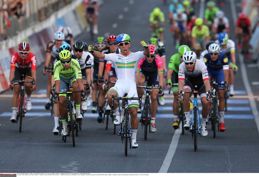 Caleb Ewan (Orica-GreenEdge) wins the 2016 Down Under Classic