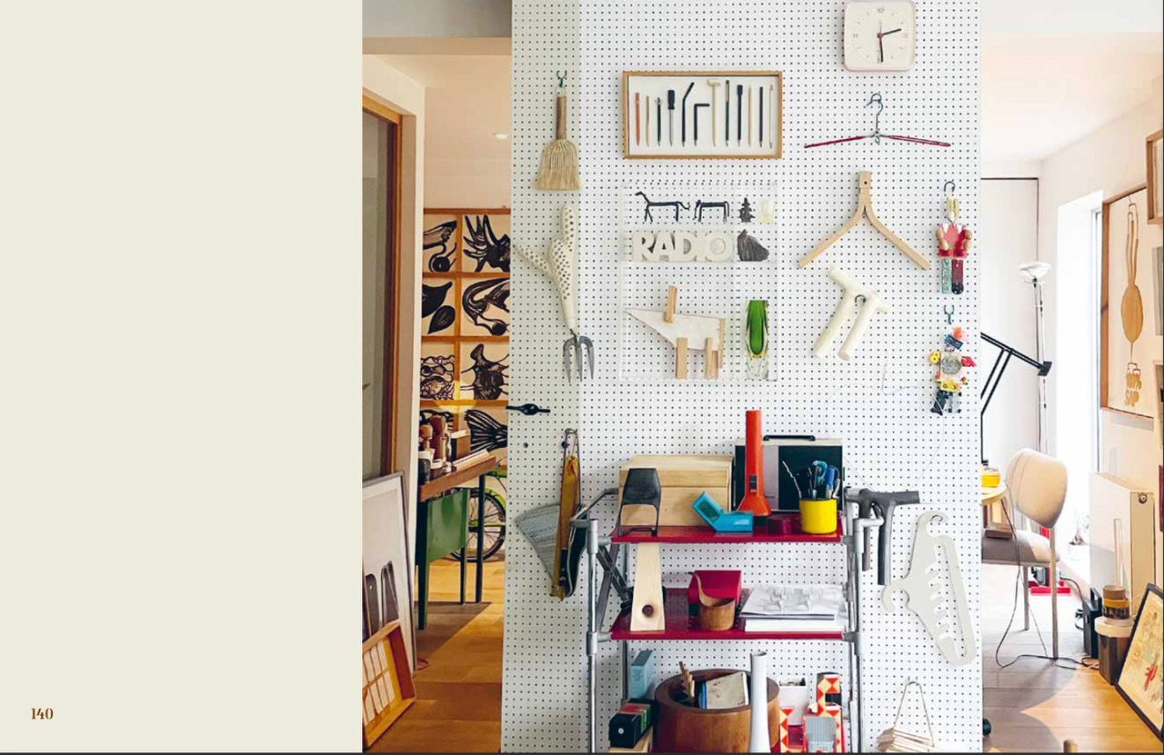 Studiomama Offcuts book featuring wooden animals