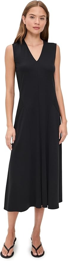 Theory Women's Easy Curve Dress, Black, S
