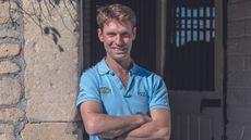 Harry Meade at home in 2018