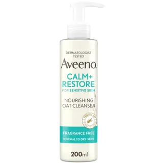 Aveeno Face Calm and Restore Nourishing Oat Cleanser 200ml