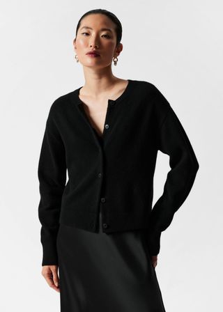 Boxy Merino Wool Cardigan