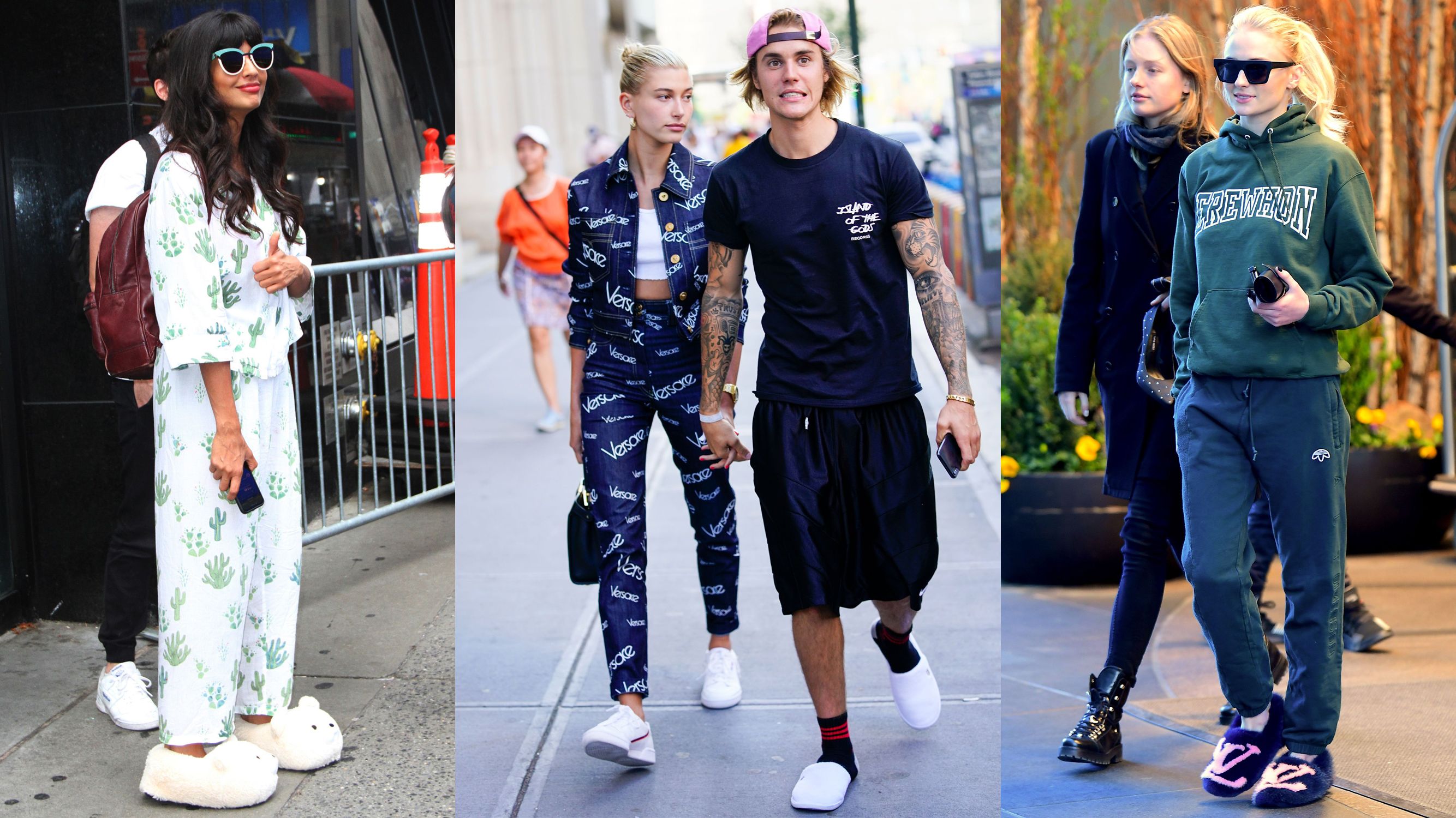 Why Is Justin Bieber Wearing Hotel Slippers Out?