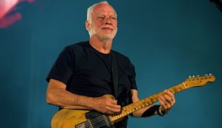David Gilmour performs at Pula Arena on September 12, 2015 in Pula, Croatia.