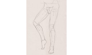 how to draw legs - leg sketches 