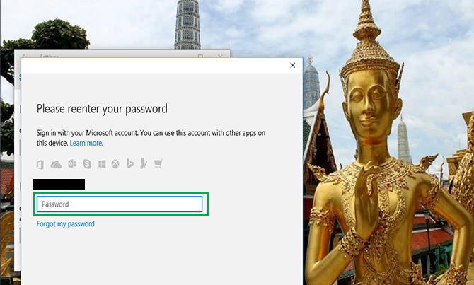 How to change your password in Windows 10