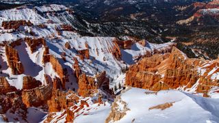 Cedar Breaks National Monument in the snow